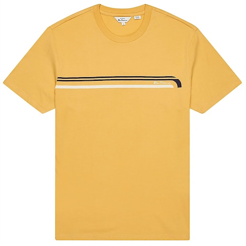 Ben Sherman Streifen T-Shirt Gelb 